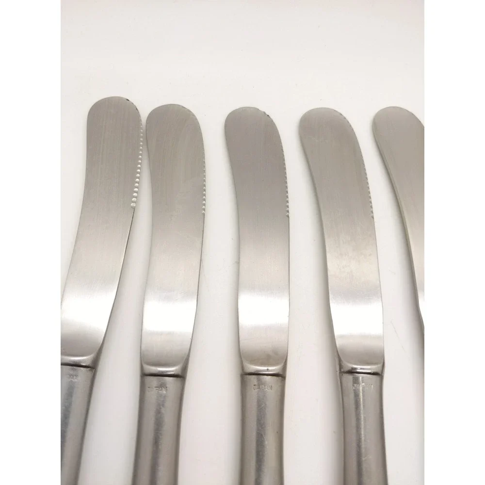 8 Supreme Cutlery Liberty Bell Stainless Dinner Knives 8 1/2